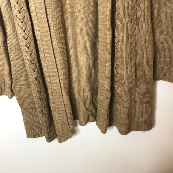 NWT Karen Scott Sweater Womens Tan Long Sleeve Stretch Medium M New with Tags - Picture 7 of 9